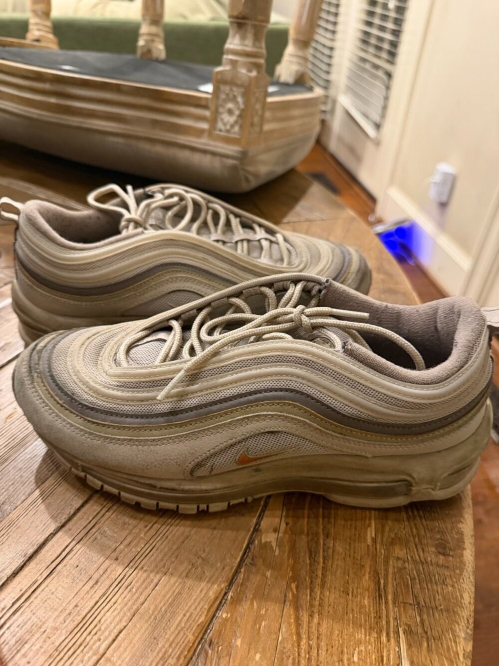 Nike Air Max 97 Beige Sneakers Women's Size 8.5